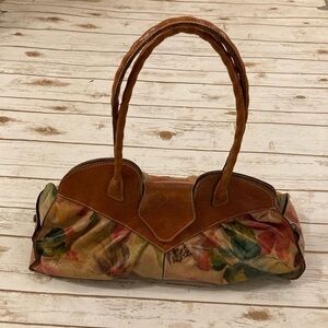 PATRICIA NASH Heritage MULTI FLORAL Print LIONE SHOULDER SATCHEL